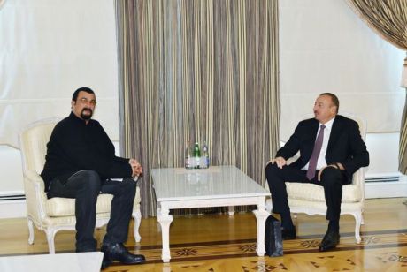 Seagal fortalte blant annet Aliyev at han var imponert hvordan Aserbajdsjan hadde arrangert de europeiske lekene.